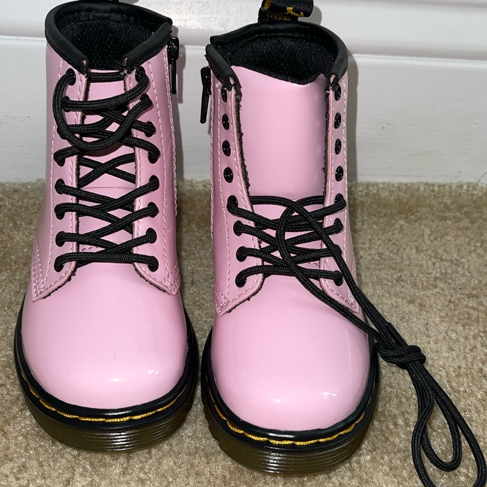 Dr. Martens Pink Kids Boots